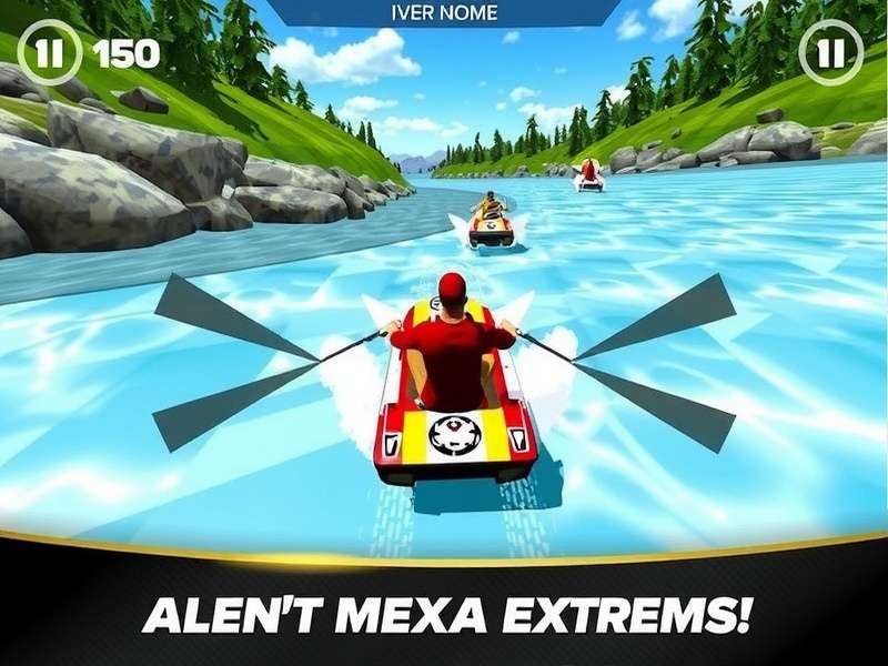 River Rider Extreme Game Screenshot